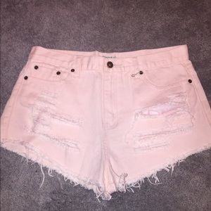 Light pink shorts